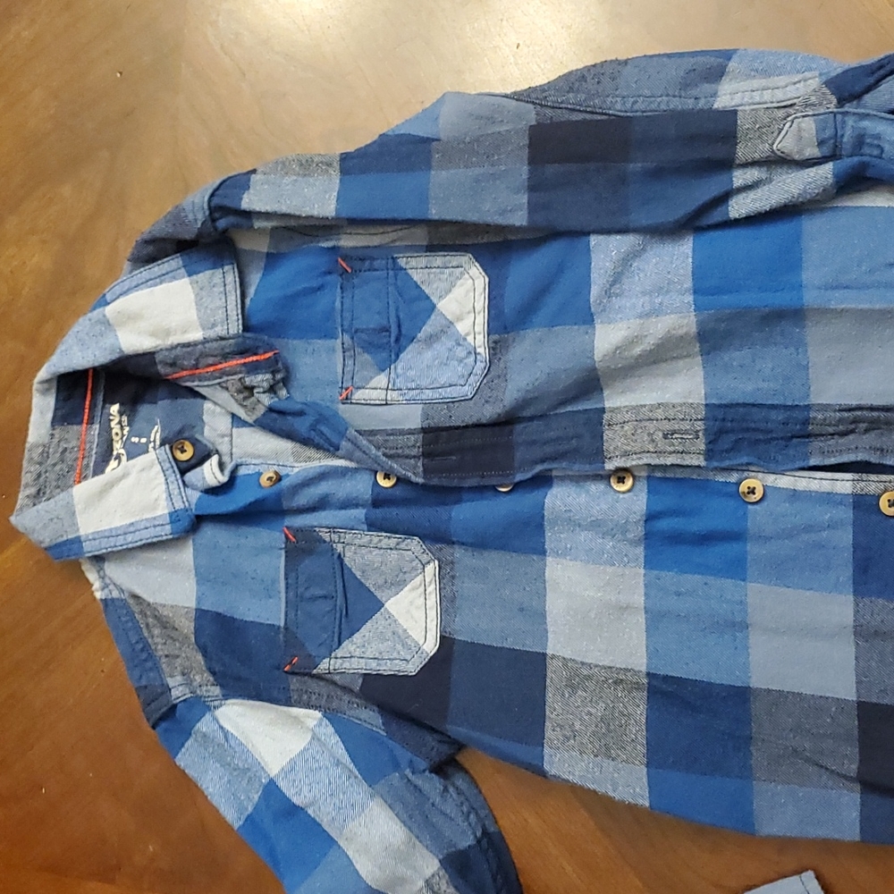 Blue Plaid flannel shirt